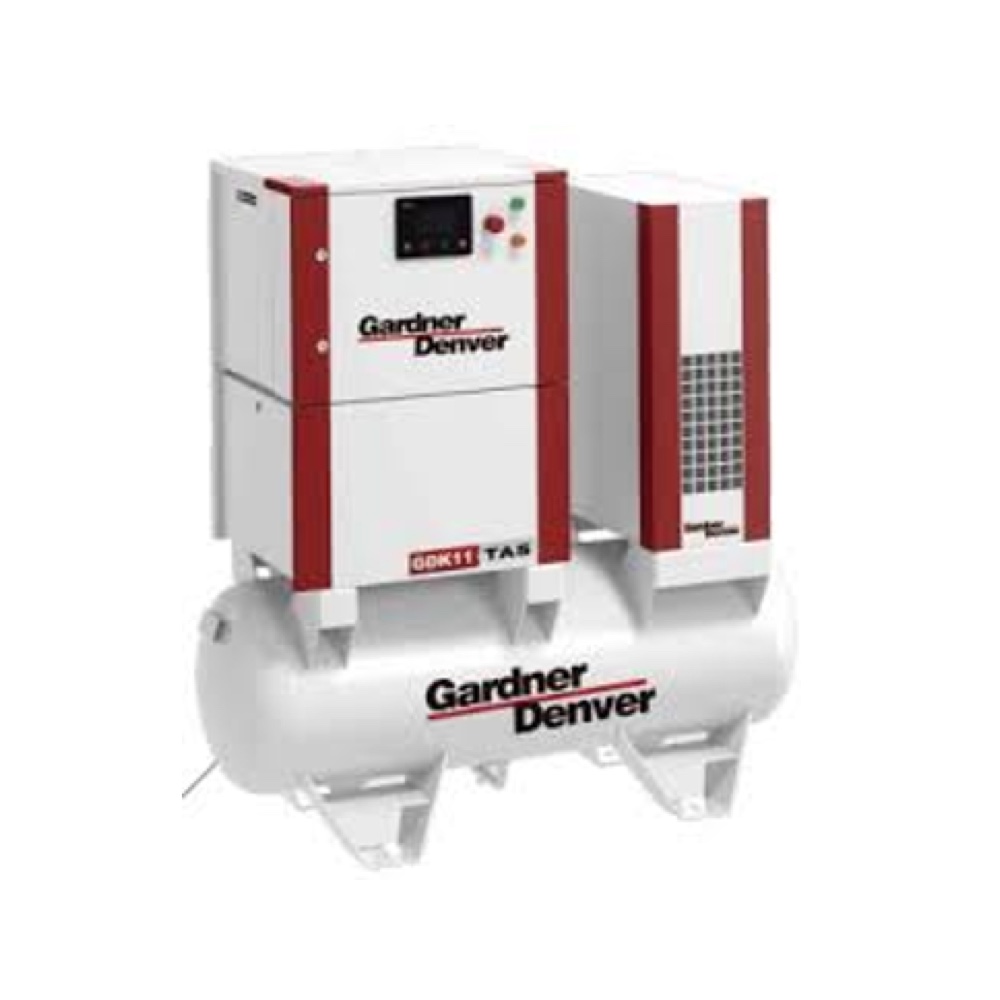 Gardner Denver Compresor de Tornillo Lubricado Modelo: GDK07-10A TAS